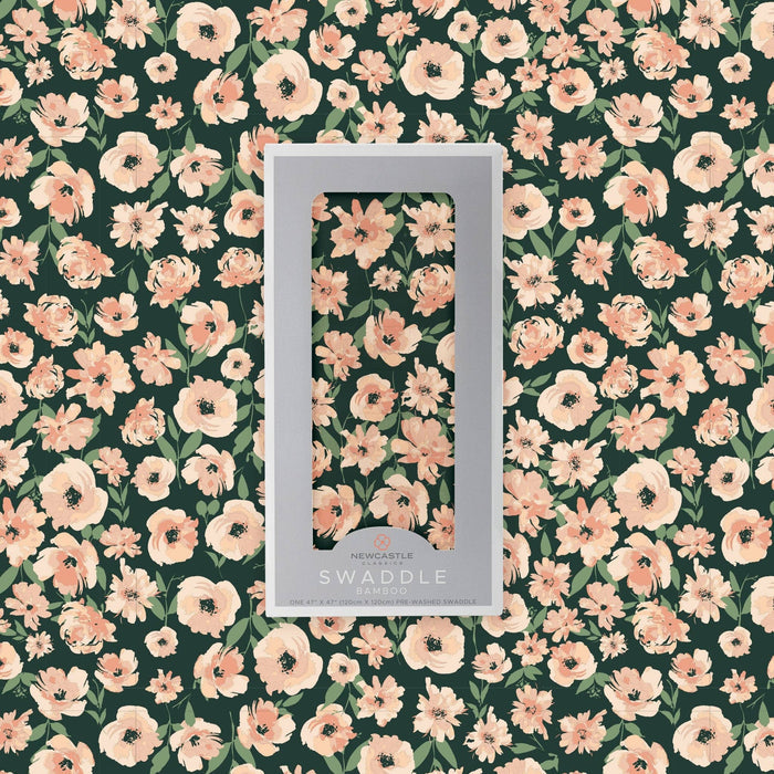 BABY - Canyon Sunset Flowers Bamboo Swaddle