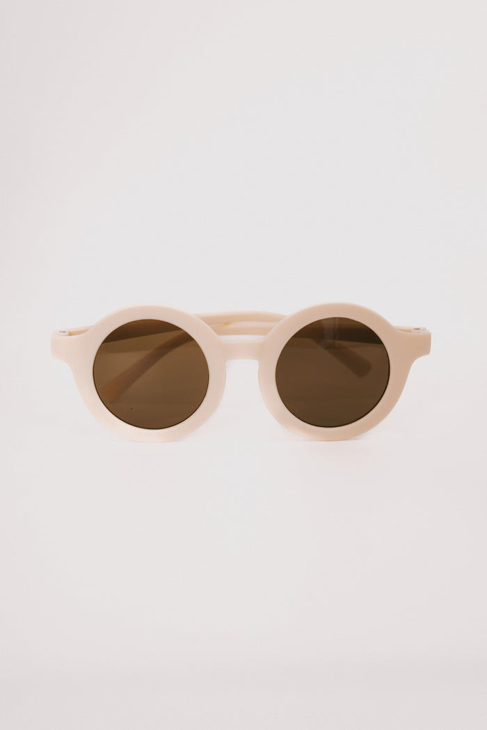 round pink baby sunglasses