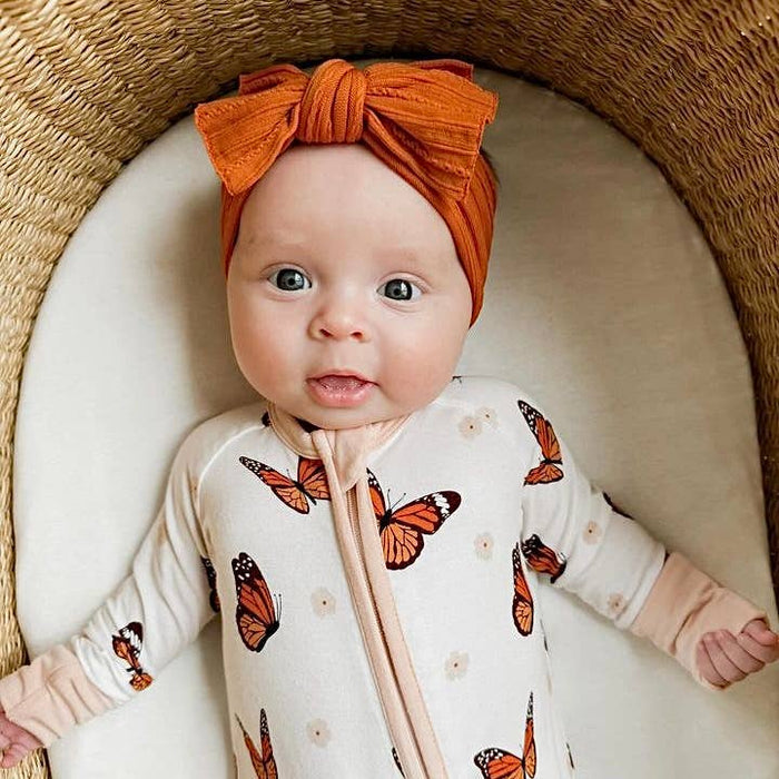 BABY BLING - Cable Knit Knot soft nylon headband