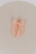 BABY BLING - POINTED BIG BELLE CLIP: Clipped Dot Tropical Peach