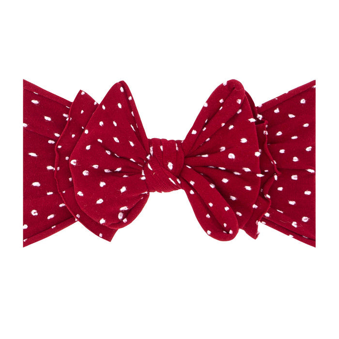 BABY BLING - Shabby Dot FAB-BOW-LOUS® soft nylon bow headband