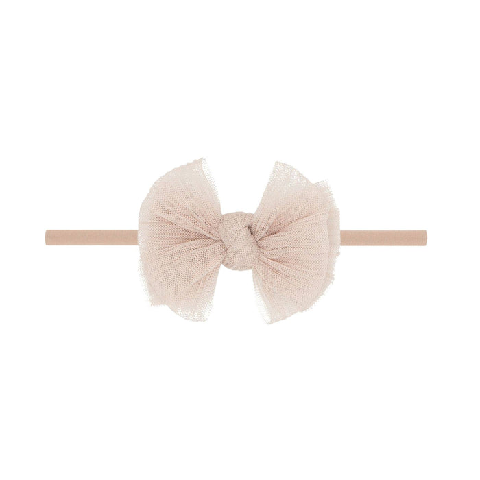 BABY BLING - Tulle Baby FAB® Skinny Soft Tulle Bow Headband