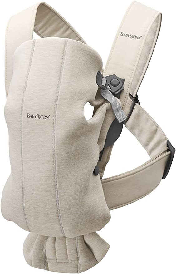 Babybjorn Mini Carrier 3D Jersey in Light Beige