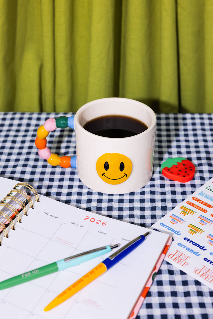 BANDO - Smiley Face Ceramic Mug