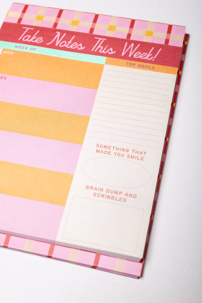 colorful week to week planner