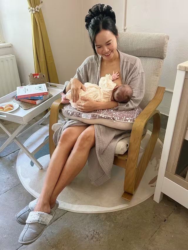 BellaMoon MiniMoon nursing pillow - Rosehip online only