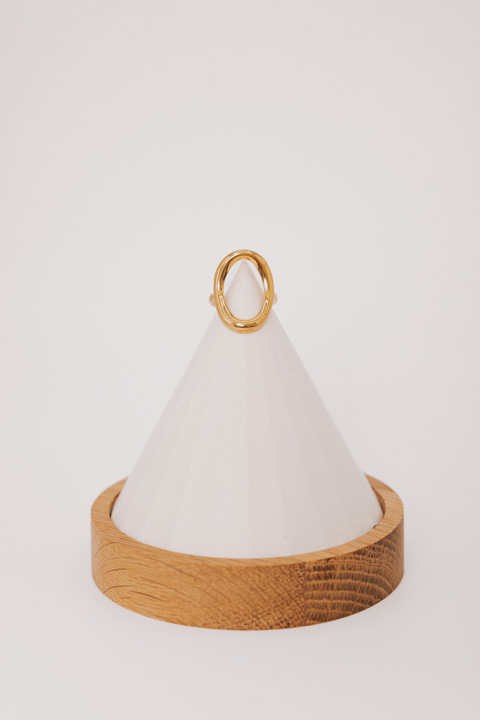 gold circular ring