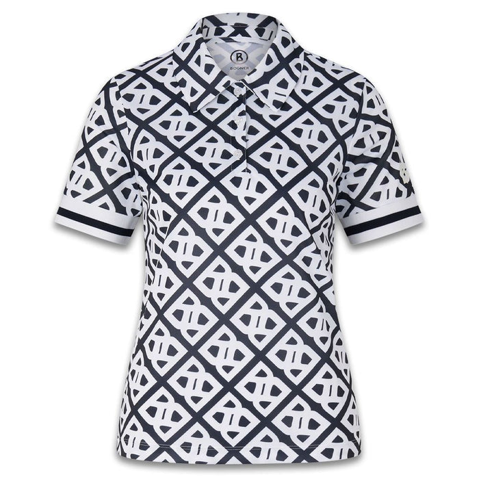 Bogner Calysa Golf Polo Navy Blue/White - SS24 Women