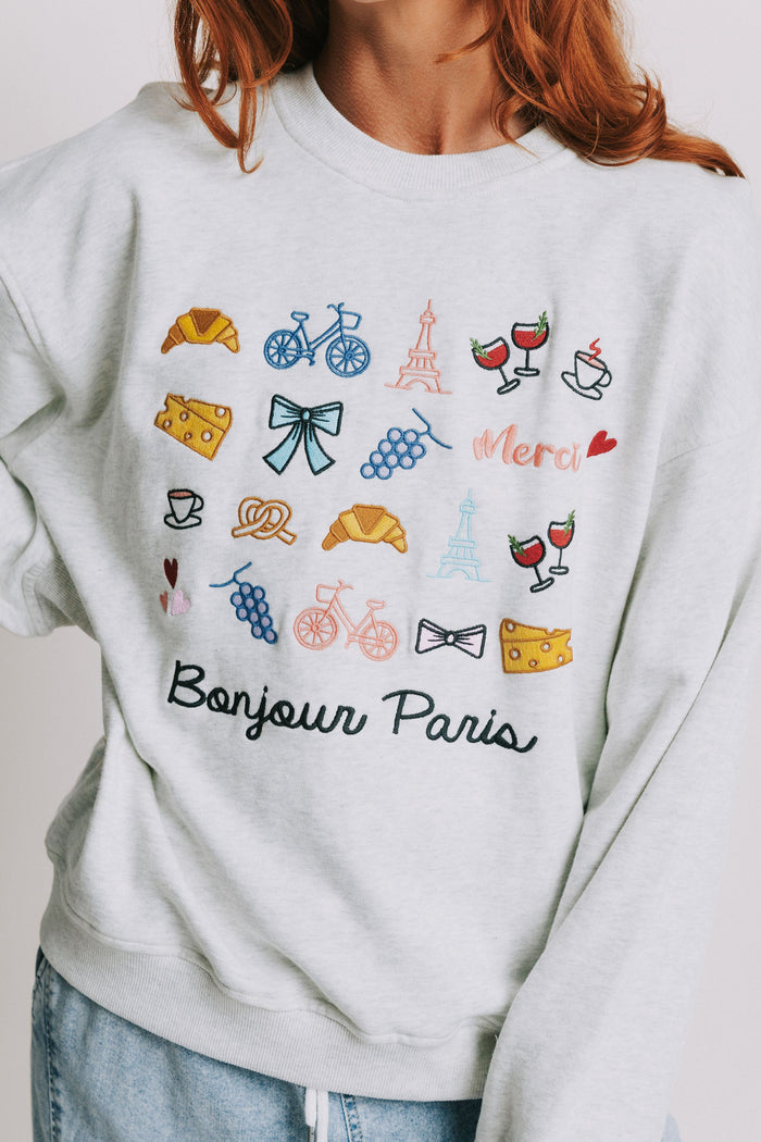 Bonjour Paris Sweatshirt
