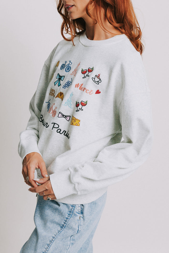 Bonjour Paris Sweatshirt