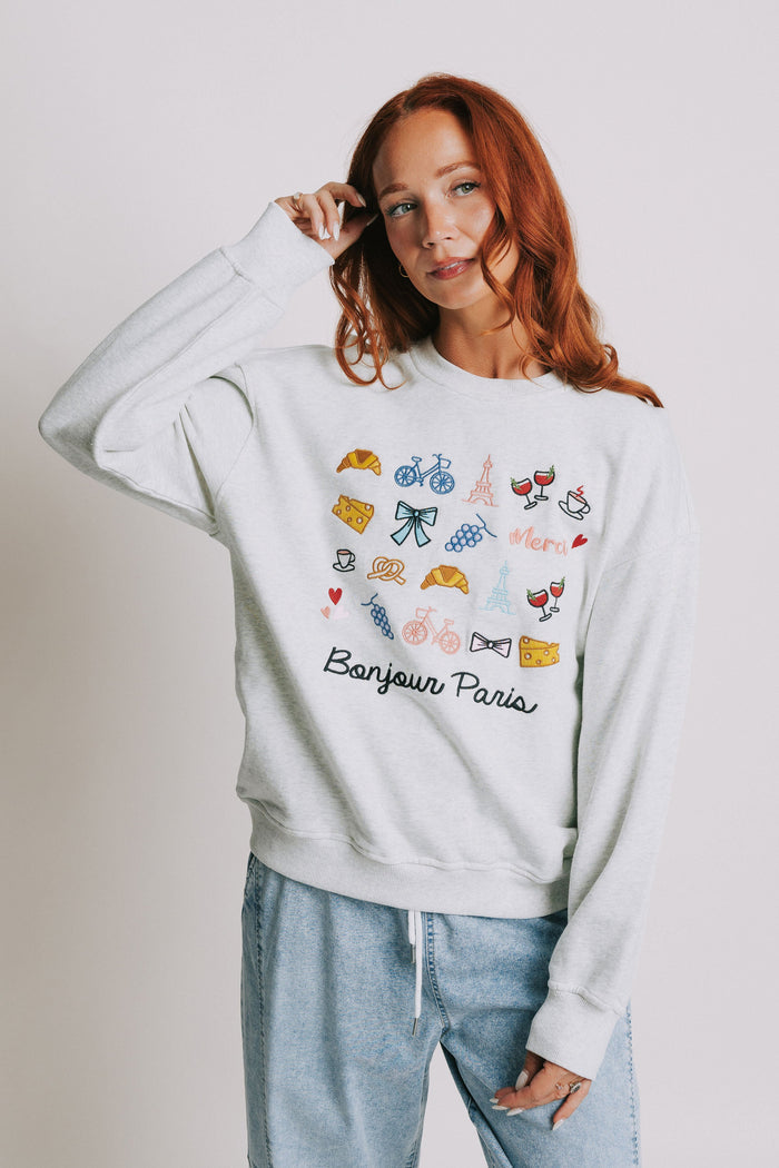 Bonjour Paris Sweatshirt
