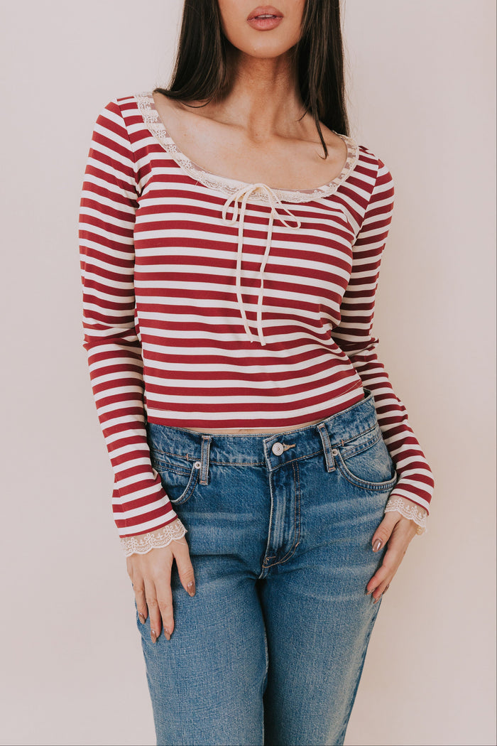 Burgundy Kiss Top