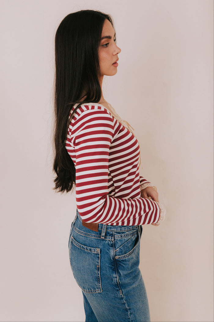 Burgundy Kiss Top