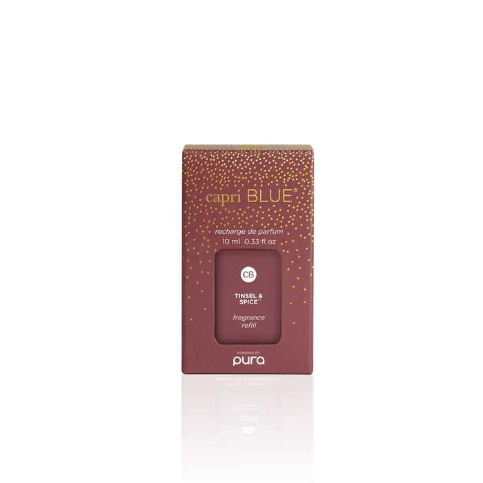 capri blue tinsel and spice diffuser refill