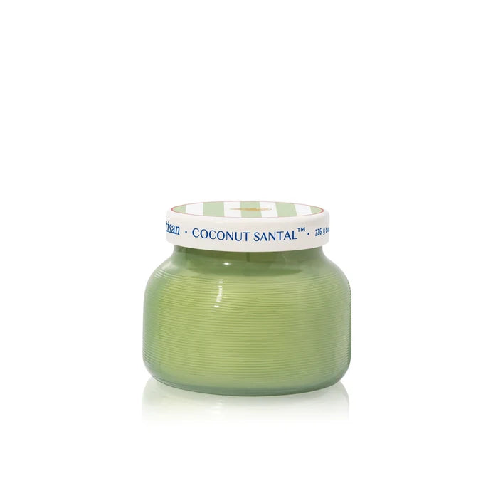 CAPRI BLUE - Coconut Santal Artisan Caffe Petite Candle, 8 oz