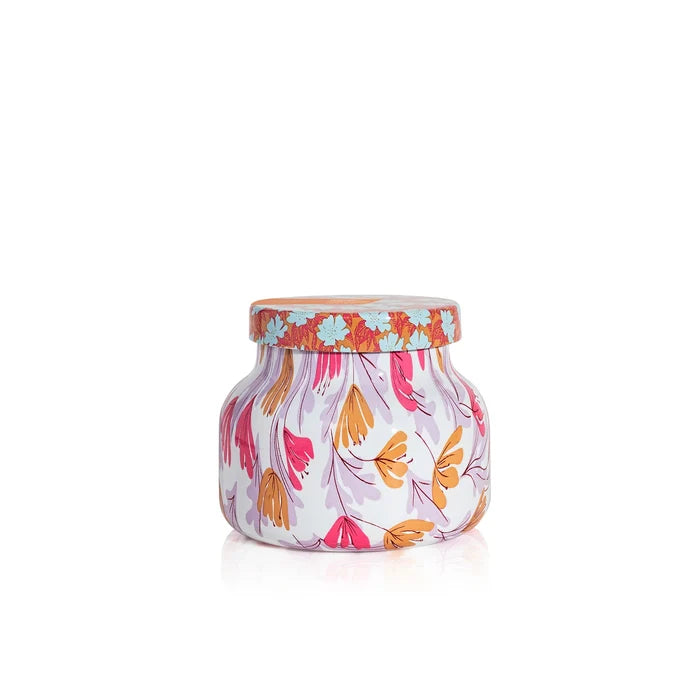 CAPRI BLUE - Pineapple Flower Pattern Play Petite Jar, 8 oz