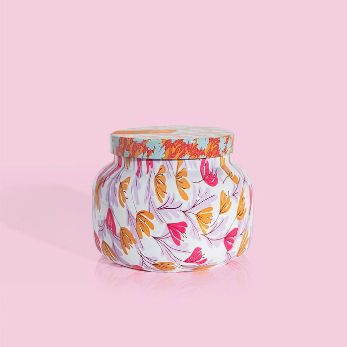 CAPRI BLUE - Pineapple Flower Pattern Play Signature Jar, 19 oz candle