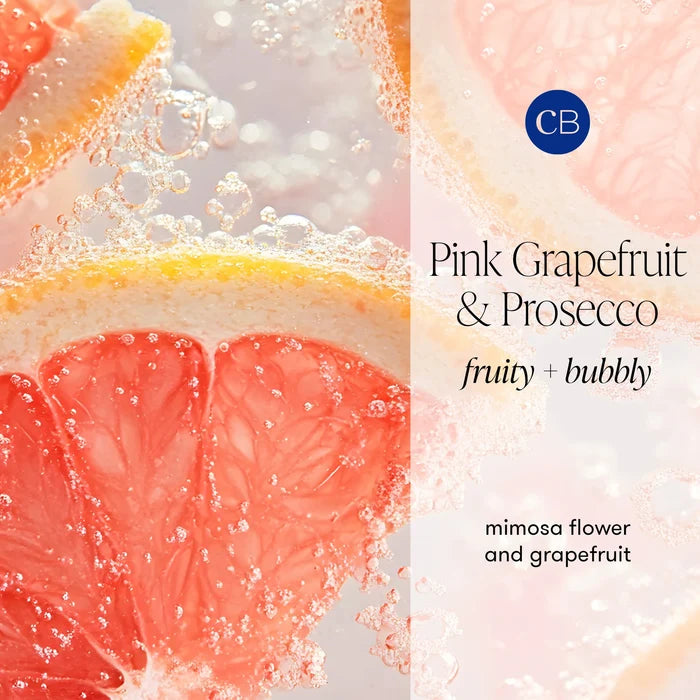 CAPRI BLUE - Pink Grapefruit & Prosecco Love Lock Signature Candle, 19 oz