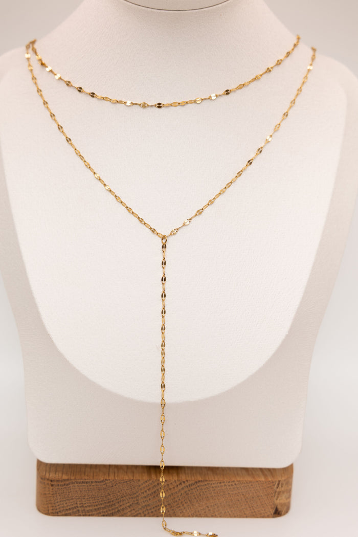 chasing midnight necklace display