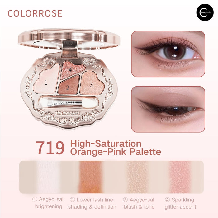 COLORROSE Vitality Quad Eyeshadow Palette detail