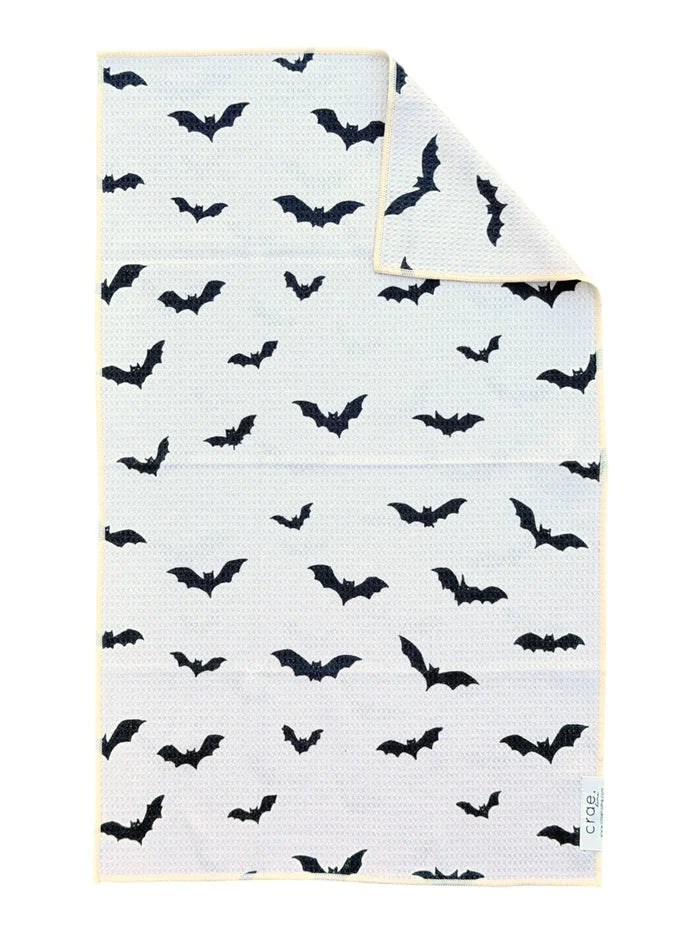 CRAE.HOME - A Little Batty Double-Sided Hand Towel