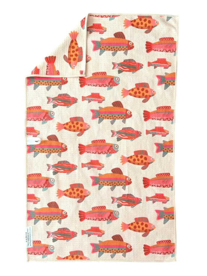 CRAE.HOME - Speckled Fish Double-Sided Hand Towel