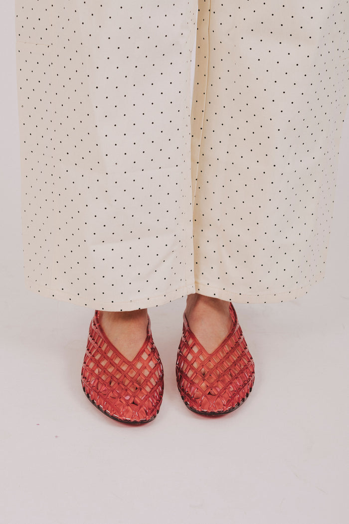 Pink rose colored jelly flats from Dolce Vita - Jam flats coral jelly