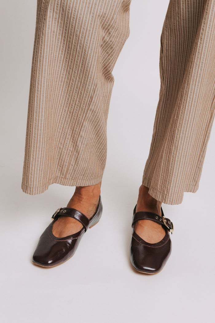 dolce vita mikel ballet flats plum leather