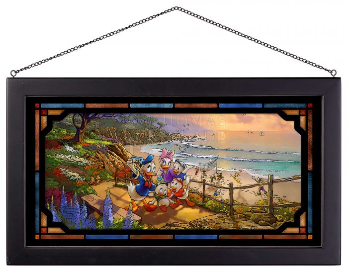 Framed Glass Art 13" x 23" / Framed Glass Art 13" x 23"
