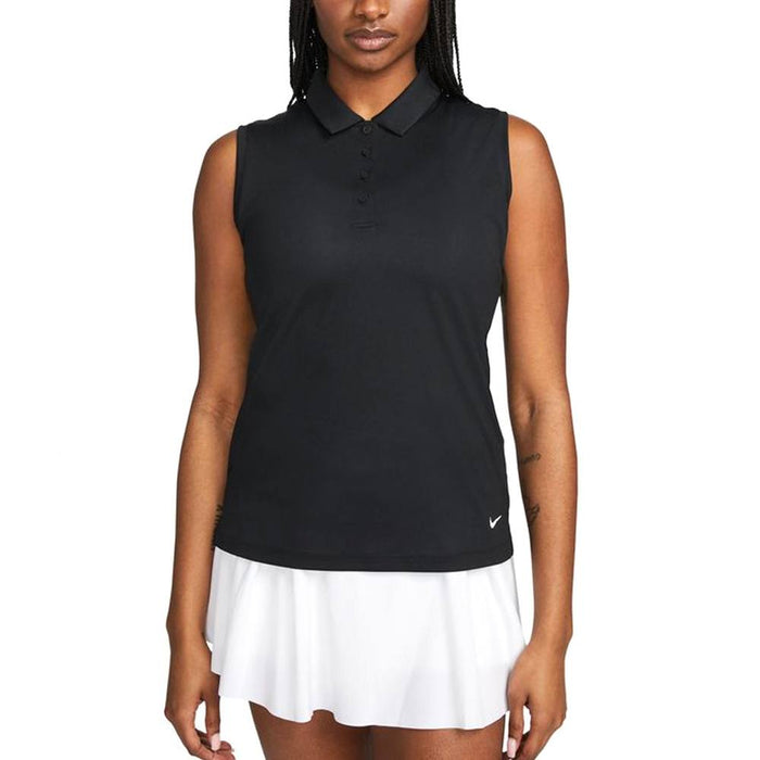 Nike Dri-FIT Victory Sleeveless Solid Golf Polo 2022 Women