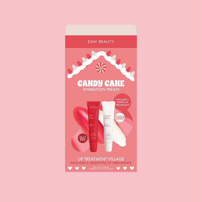 ESW BEAUTY - Candy Cane Hydration Treats Lip Treatment Village Kit
