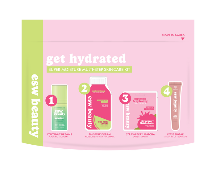 ESW BEAUTY - Get Hydrated Super Moisture Multi-Step Skin Kit