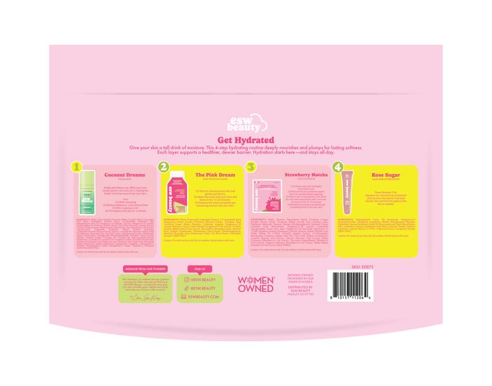 ESW BEAUTY - Get Hydrated Super Moisture Multi-Step Skin Kit