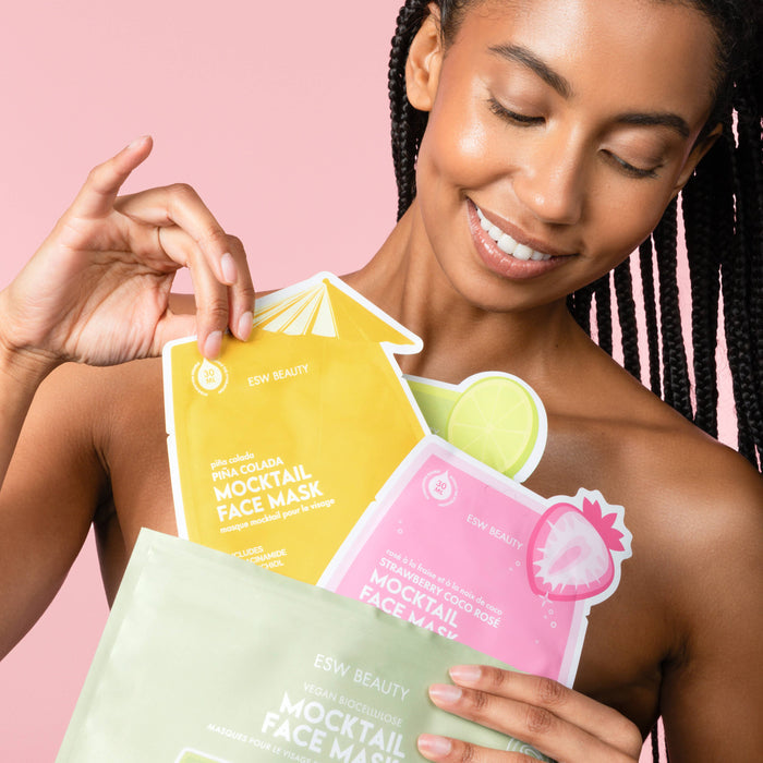 ESW BEAUTY - Mocktail Biocellulose Face Mask Set
