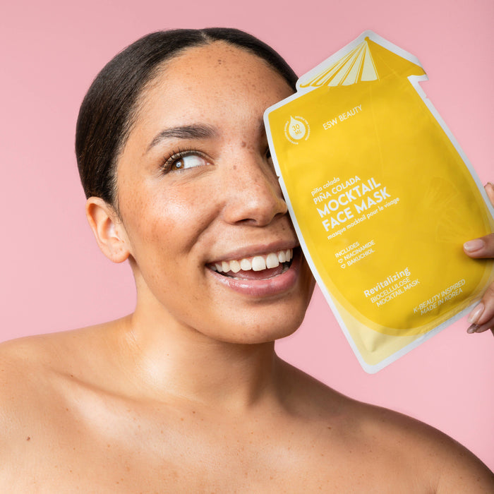 ESW BEAUTY - Piña Colada Revitalizing Biocellulose Mocktail Mask