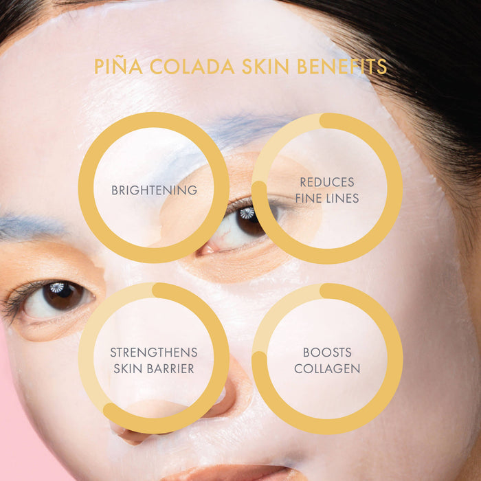 ESW BEAUTY - Piña Colada Revitalizing Biocellulose Mocktail Mask