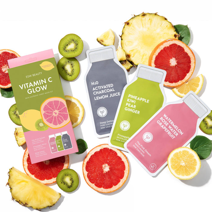ESW BEAUTY - Vitamin C Glow Sheet Mask Set