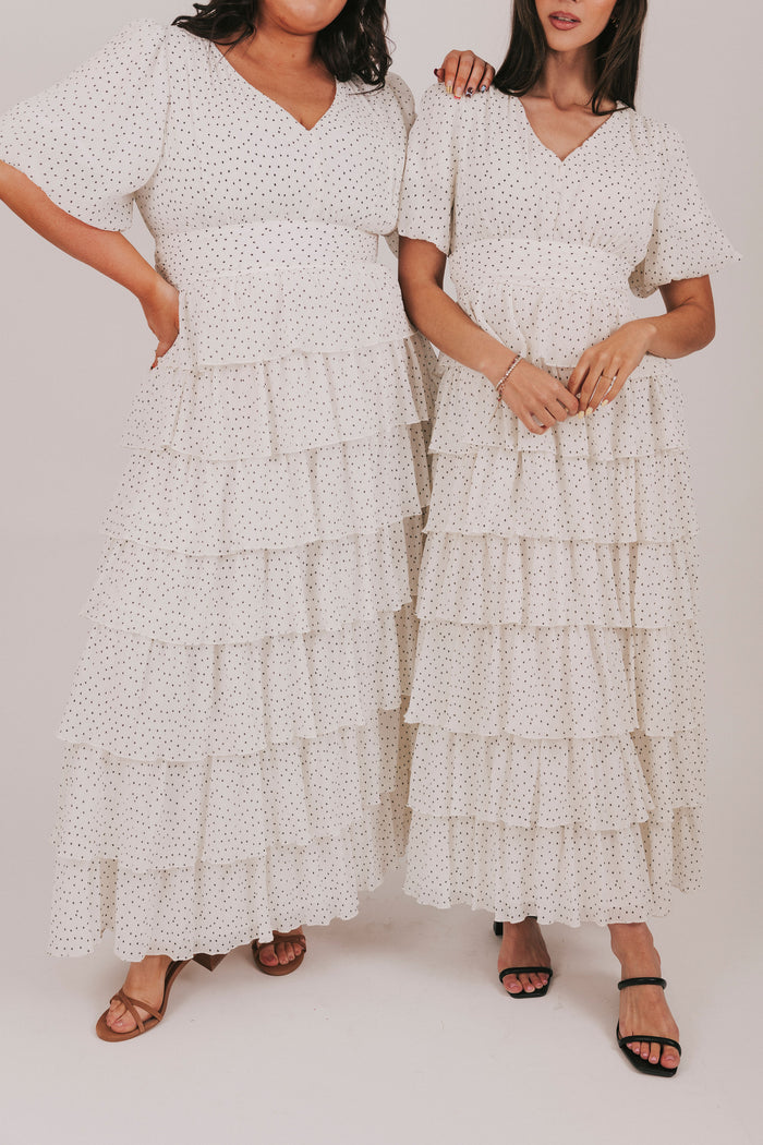 XXS / Cream Polka Dot