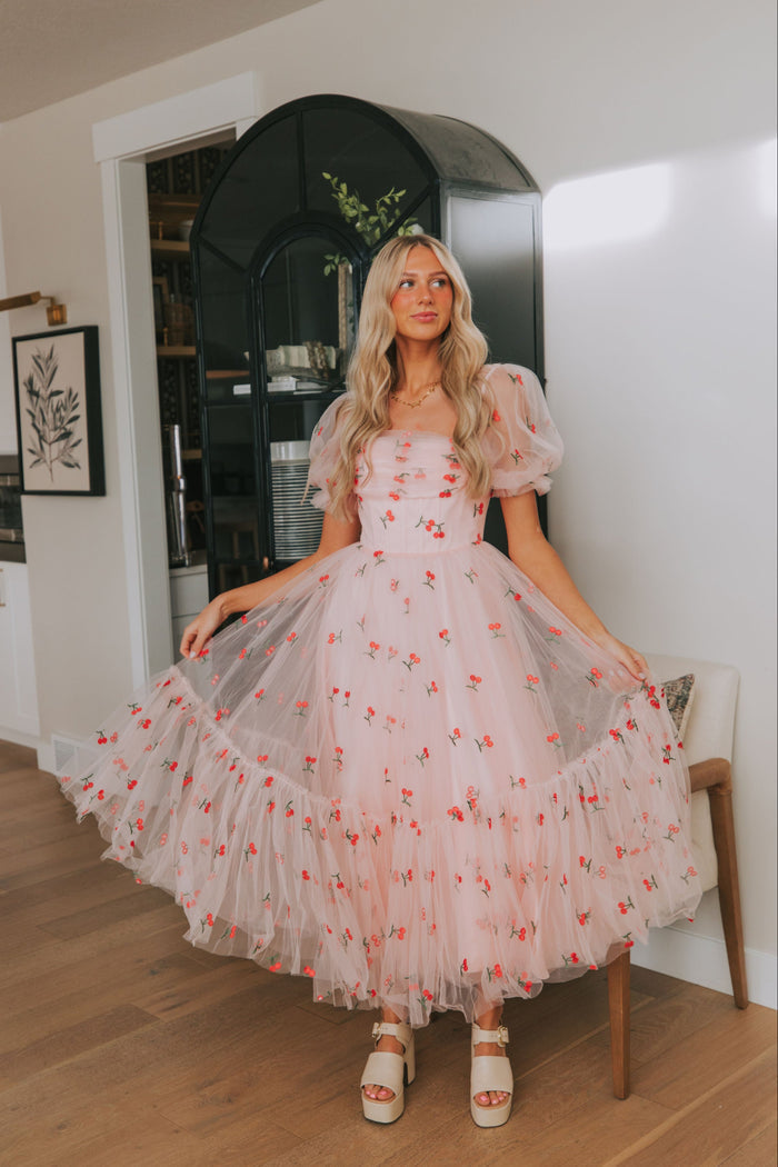 EXCLUSIVE - Under The Cherry Tree Dress
