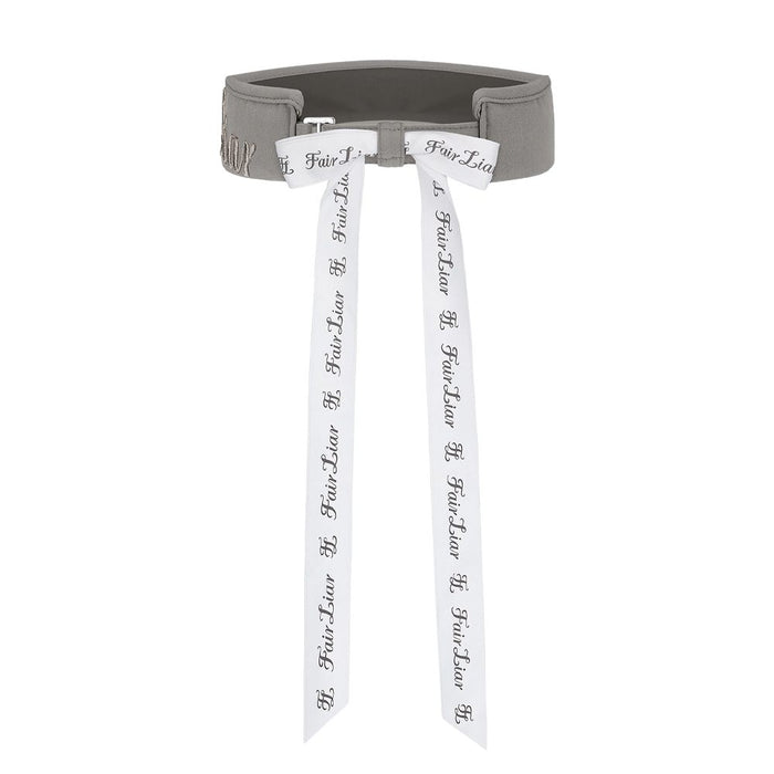 Fairliar Tone on Tone Embroidery Ribbon Golf Visor 2024 Women