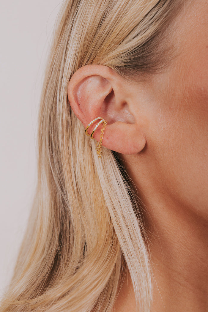 Fascinated Ear Cuff - 925 Sterling Silver