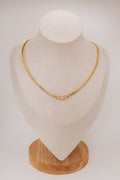 flat chain with 3 stones