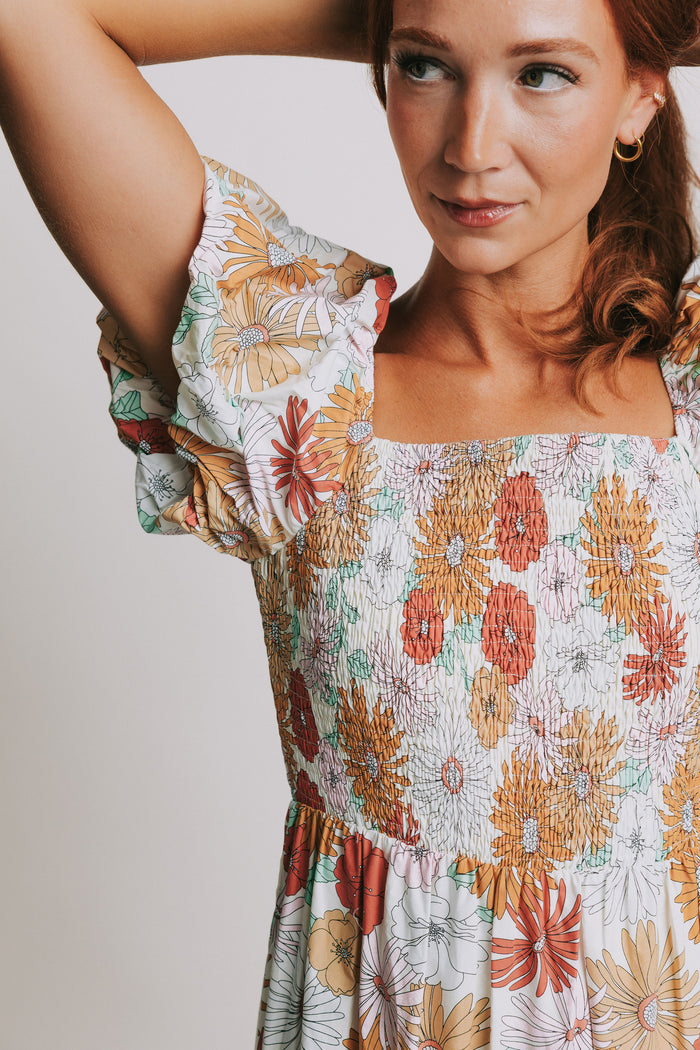 Flowing Flowers Dress