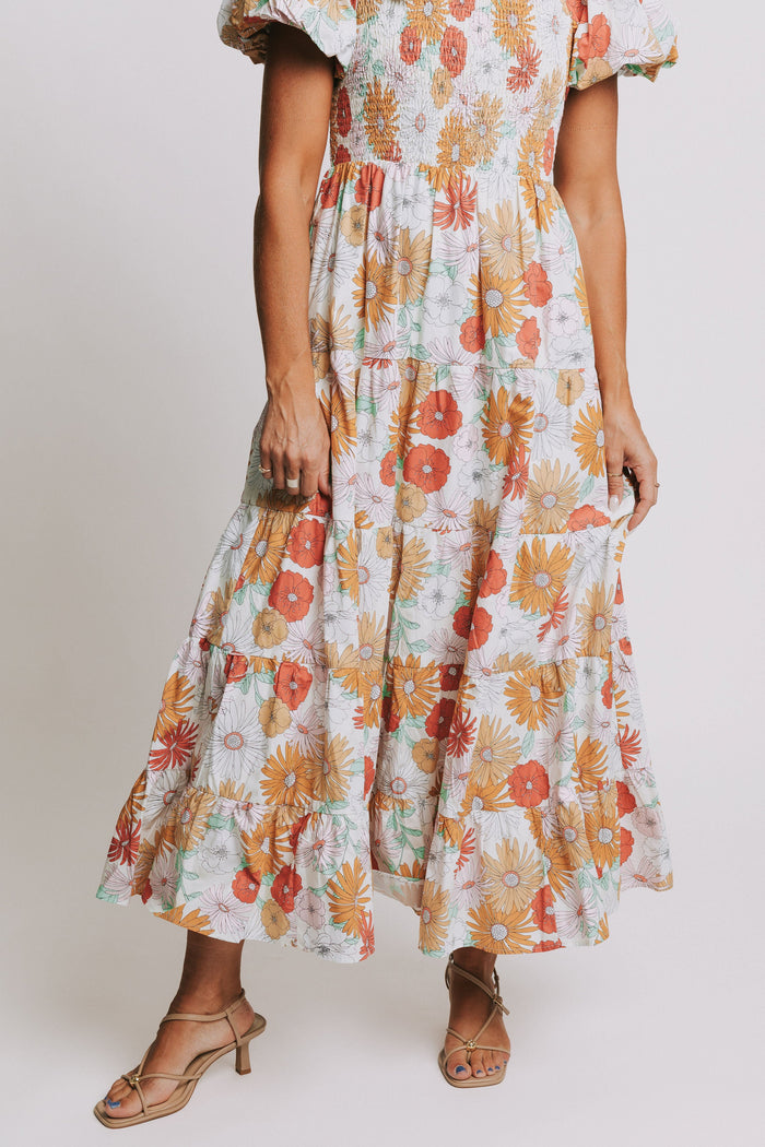 Flowing Flowers Dress