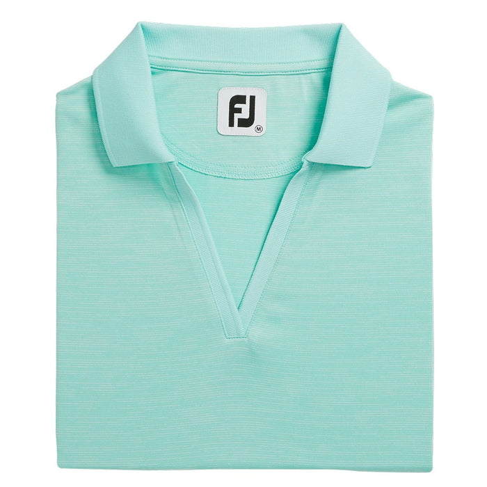 FootJoy Open Placket Spacedye Short Sleeve Golf Polo 2021 Women