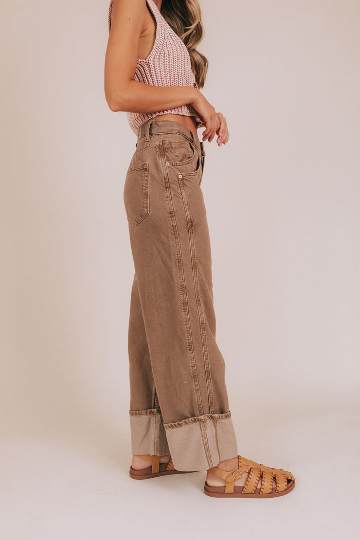 FREE PEOPLE - Final Countdown Mid Rise Pants - 2 Colors! by Free People