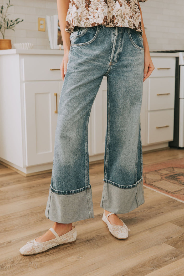 FREE PEOPLE - Final Countdown Mid Rise Pants - 2 Colors! by Free People