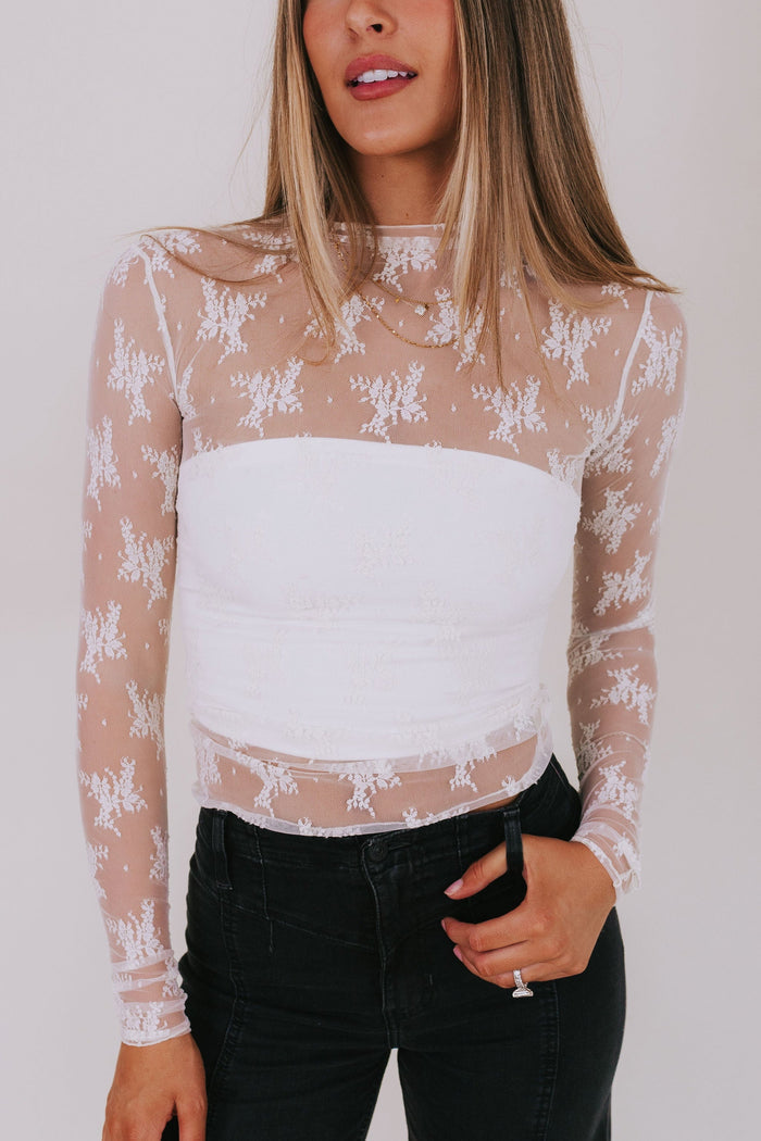 FREE PEOPLE - Lady Lux Layering Top - 3 Colors! by Free People in Evening Creme