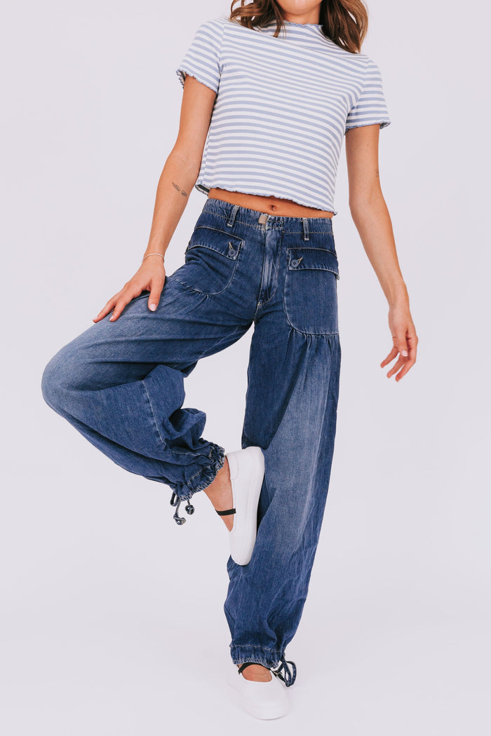 FREE PEOPLE - Lotus Jean - 2 Colors by Free People in Juno