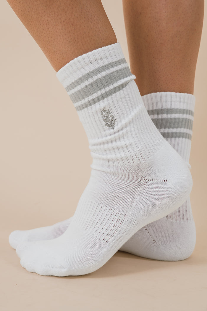 FREE PEOPLE - Movement Logo Stripe Tube Socks by Free People